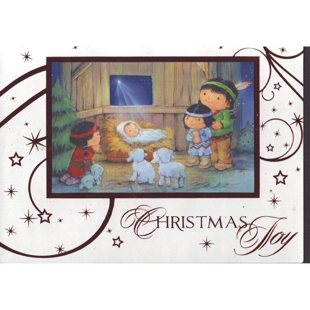Lot of 5 St Labre Indian School Christmas Thanksgiving Cards Effie Cohen